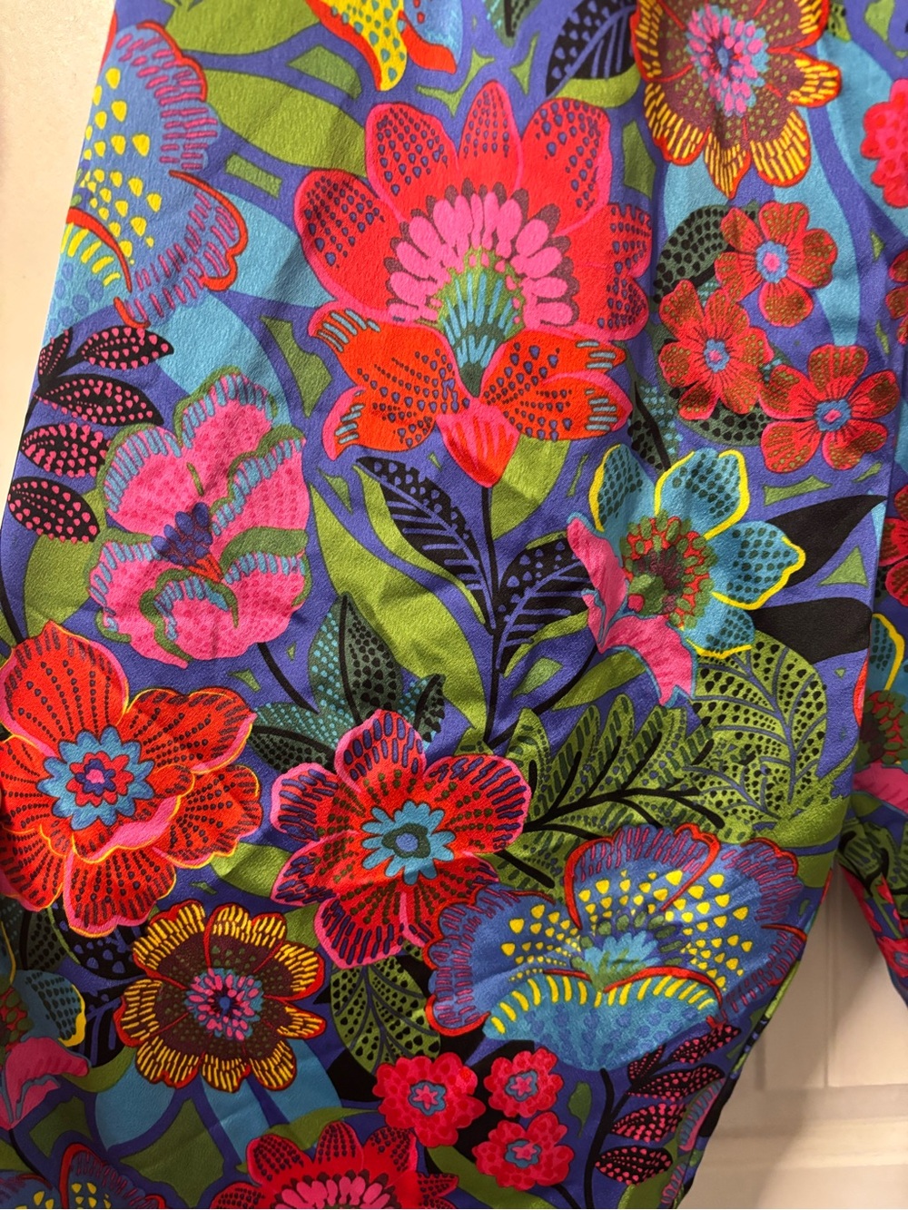 Sugarlips Strapless Floral Ruffle Jumpsuit in Blue Multi - Picture 5 of 7
